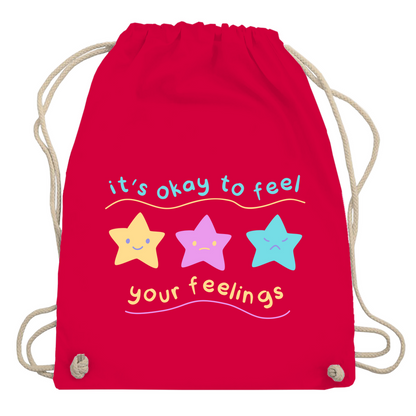 Turnbeutel "Its okay to feel"