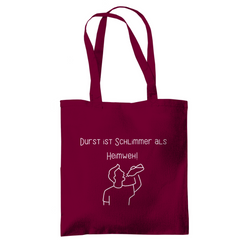 Tragetasche "Durst ist schlimm" - Grafikmagie