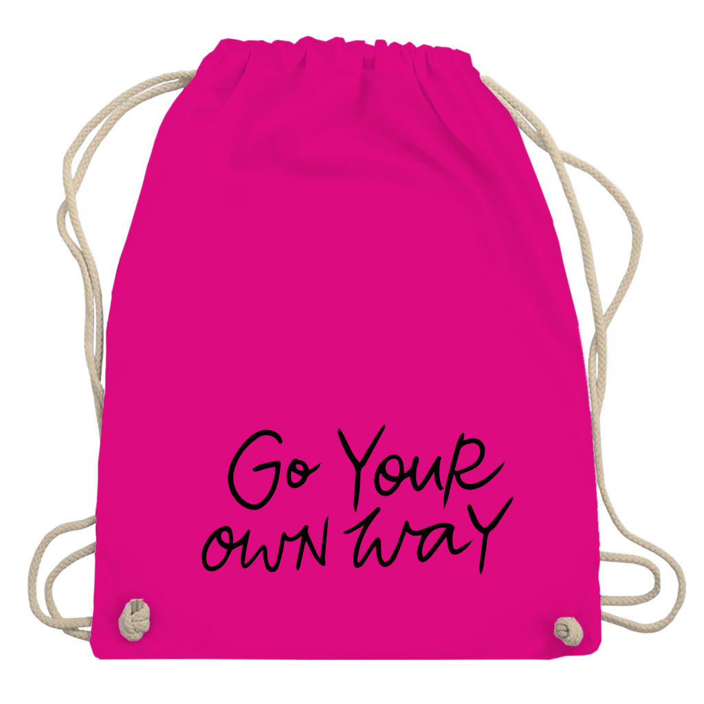 Turnbeutel "Go your own way"