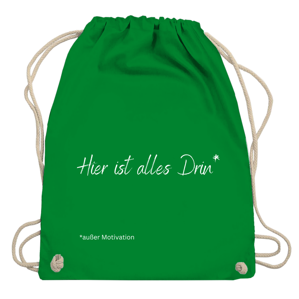 Turnbeutel "Hier ist alles drin"