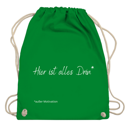 Turnbeutel "Hier ist alles drin"