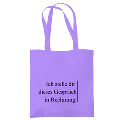 Tragetasche "Ich stell dir" - Grafikmagie