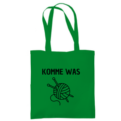 Tragetasche "Komme was Wolle" - Grafikmagie