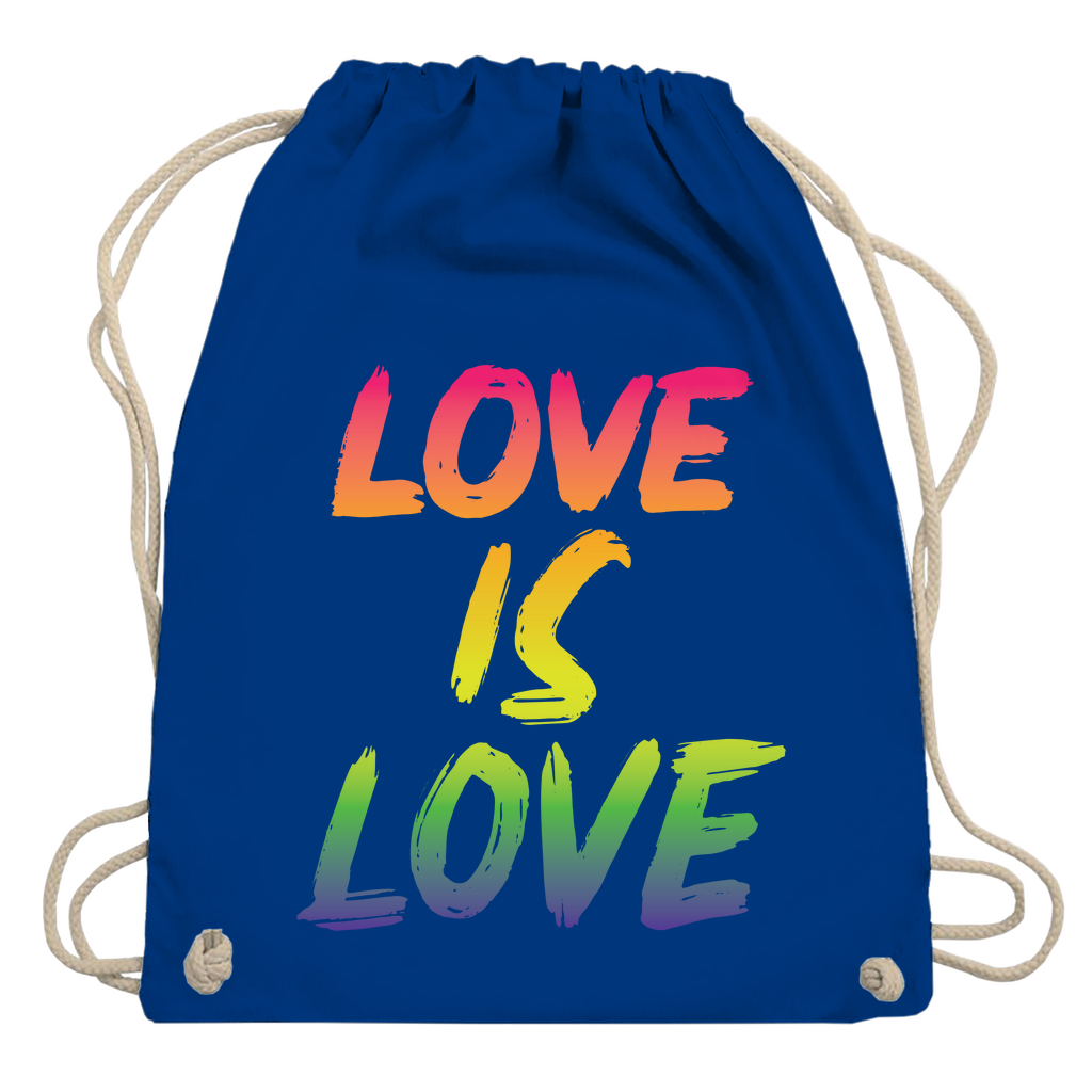Turnbeutel "Love is Love"