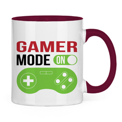 Tasse zweifarbig "Gamer" - Grafikmagie