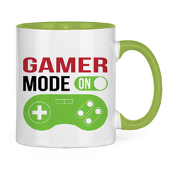 Tasse zweifarbig "Gamer" - Grafikmagie