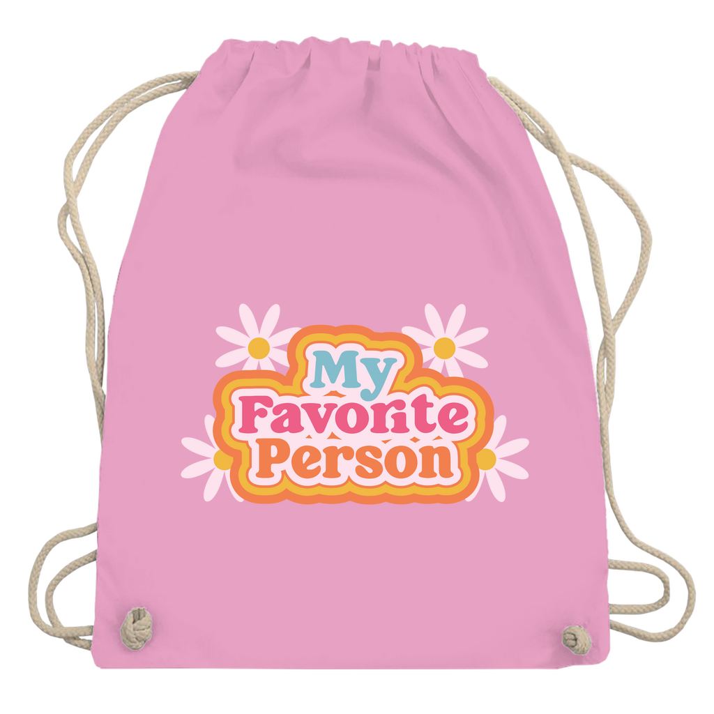 Turnbeutel "My favorite person"