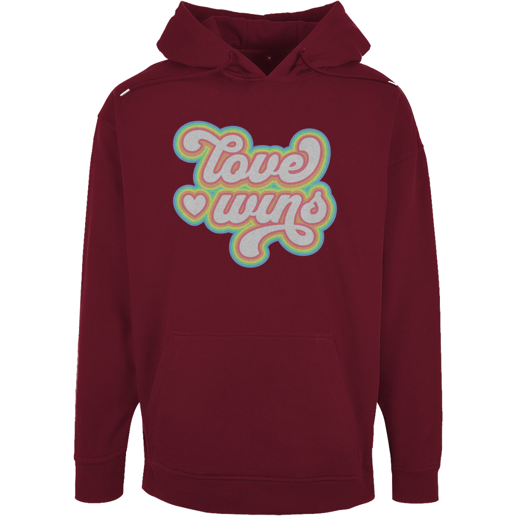 Unisex Oversize Hoodie "Love wins"