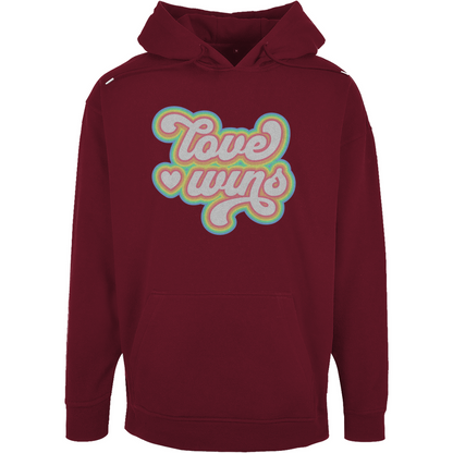 Unisex Oversize Hoodie "Love wins"