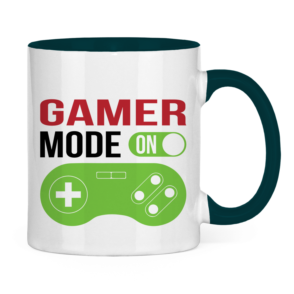 Tasse zweifarbig "Gamer" - Grafikmagie