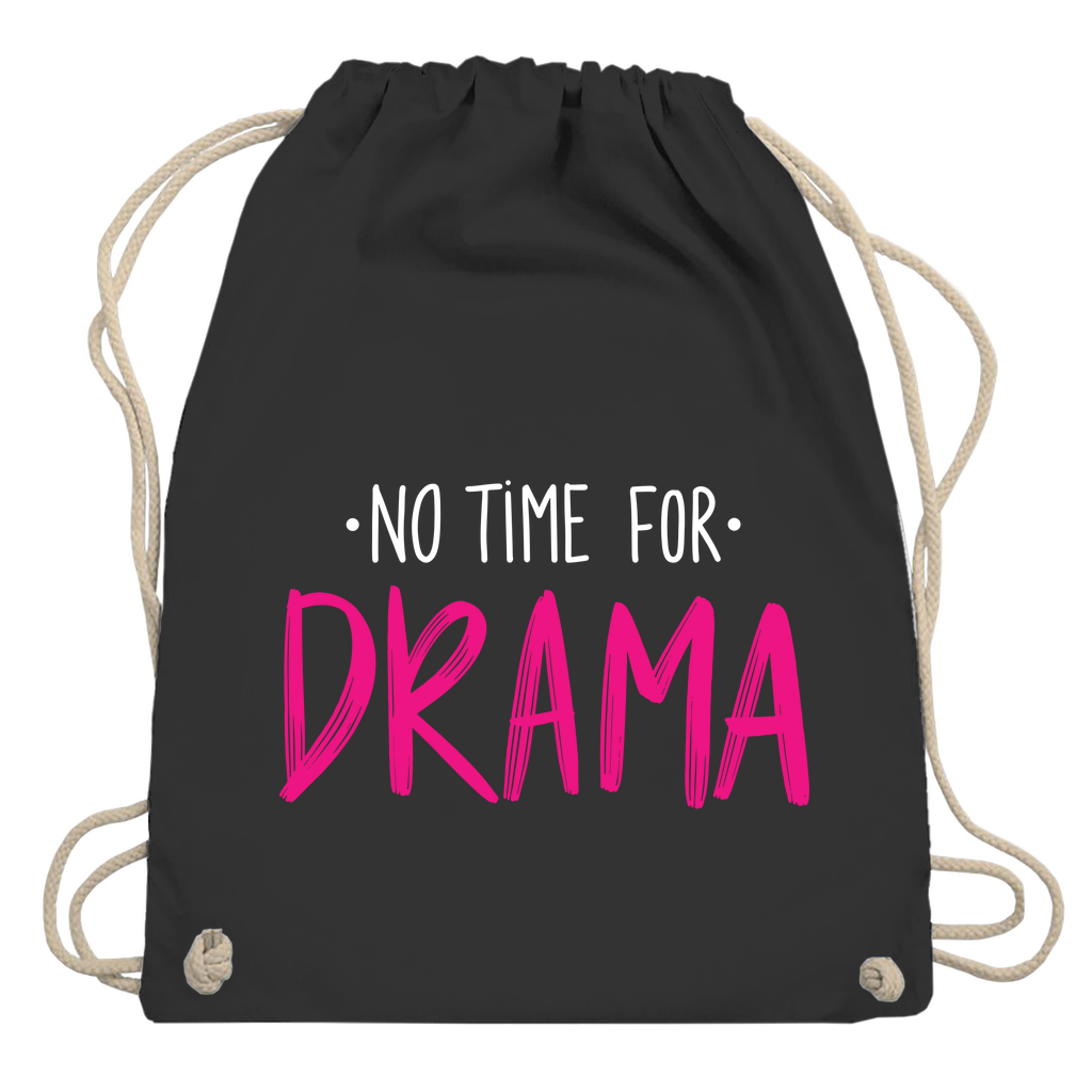 Turnbeutel "No Time for Drama"