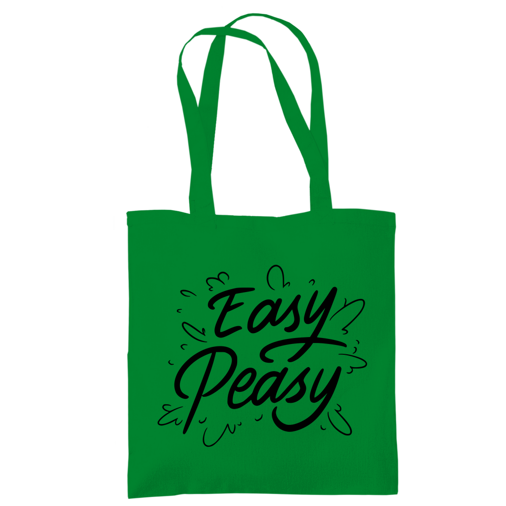 Tragetasche "Easy peasy" - Grafikmagie