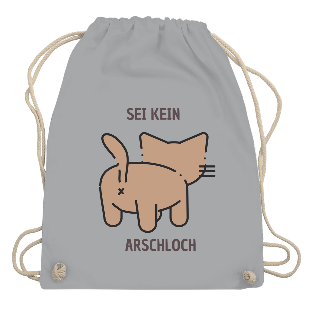 Turnbeutel "Sei kein Arschloch"