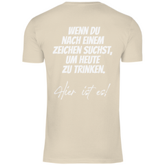 Herren T-Shirt "Wenn du nach einem zeichen suchst..." - Grafikmagie