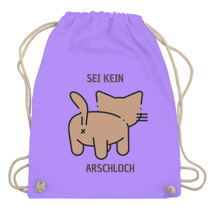 Turnbeutel "Sei kein Arschloch"