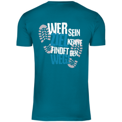 Herren T-Shirt "Wer sein Ziel kennt" - Grafikmagie