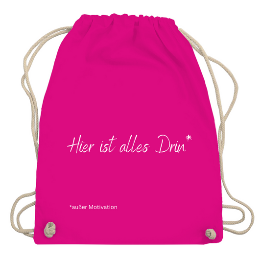 Turnbeutel "Hier ist alles drin"