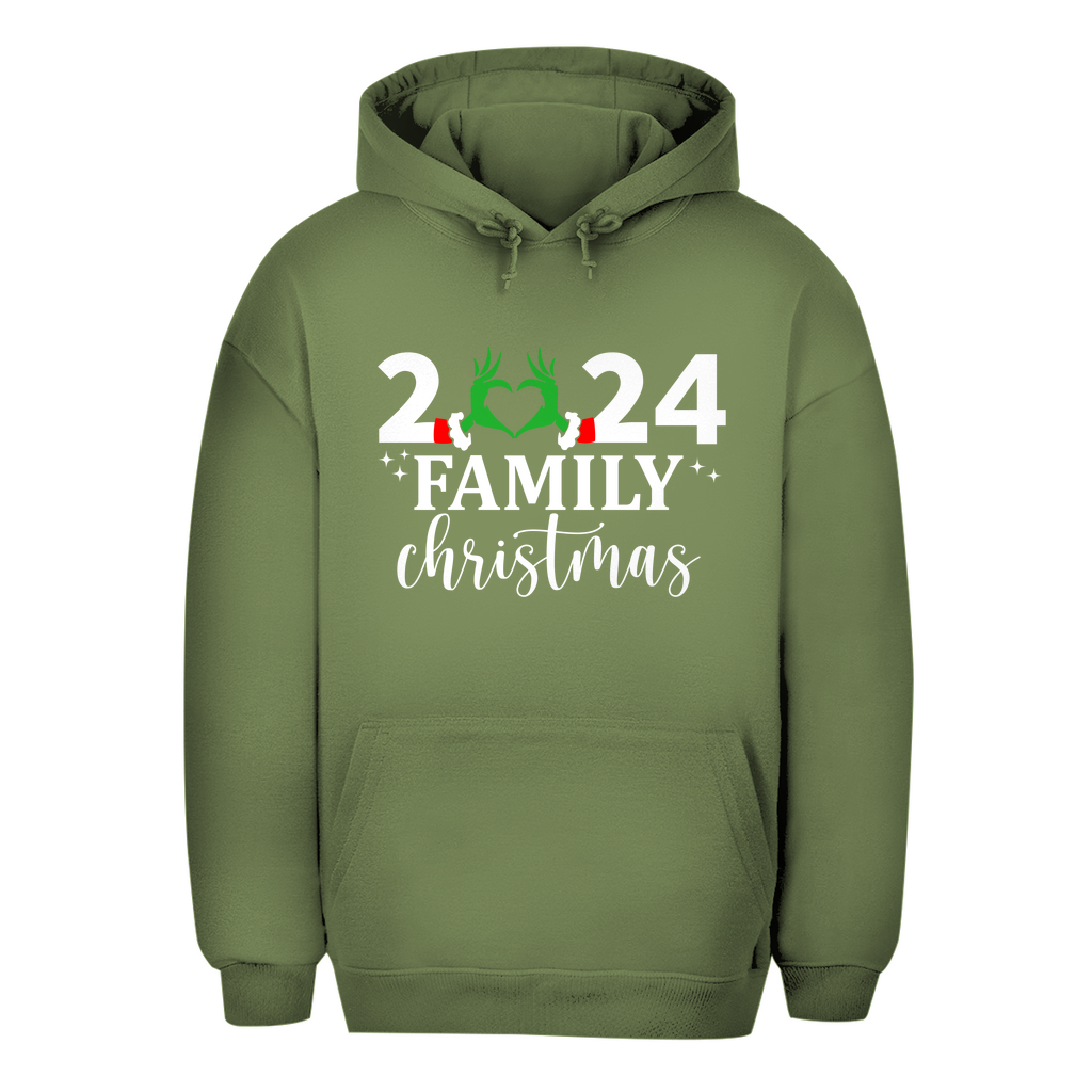 Unisex Oversize Hoodie "Family Christmas"