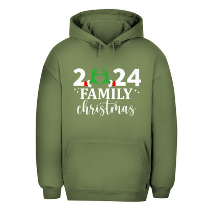 Unisex Oversize Hoodie "Family Christmas"