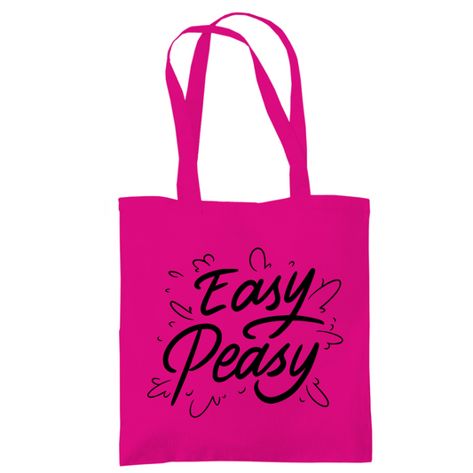 Tragetasche "Easy peasy" - Grafikmagie