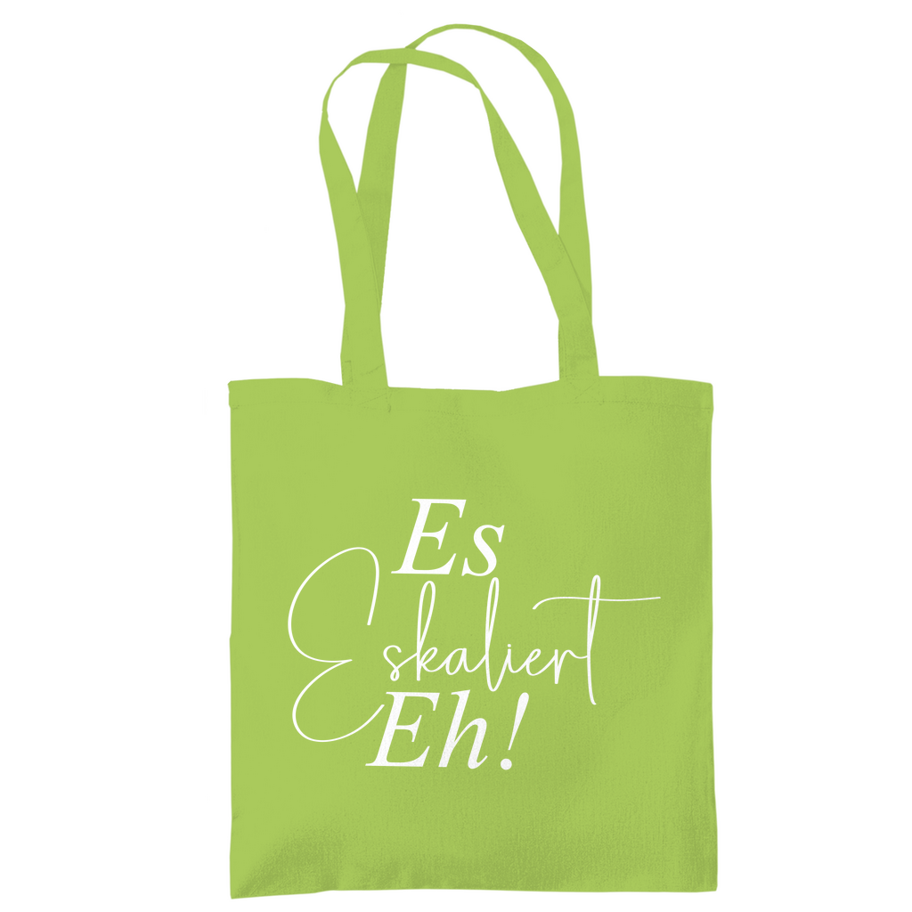 Tragetasche "Es eskaliert eh" - Grafikmagie