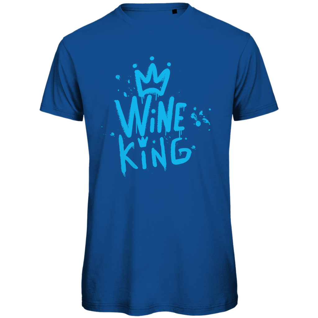 Herren T-Shirt "Wine King" - Grafikmagie