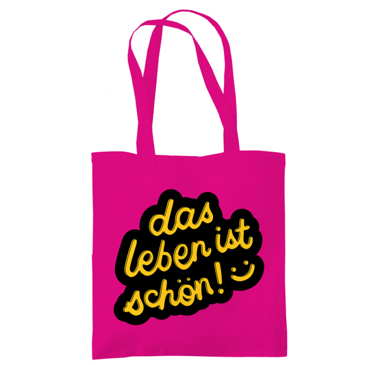 Tragetasche "das Leben ist schön" - Grafikmagie