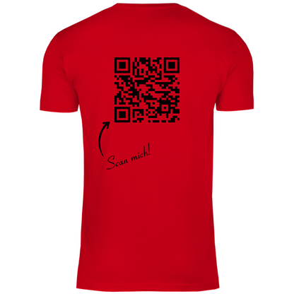 Herren T-Shirt QR Code Linkbaum