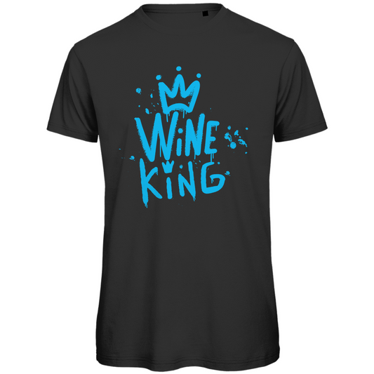 Herren T-Shirt "Wine King" - Grafikmagie