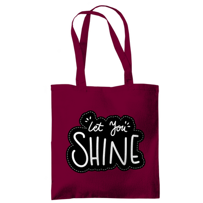 Tragetasche "Let you shine" - Grafikmagie