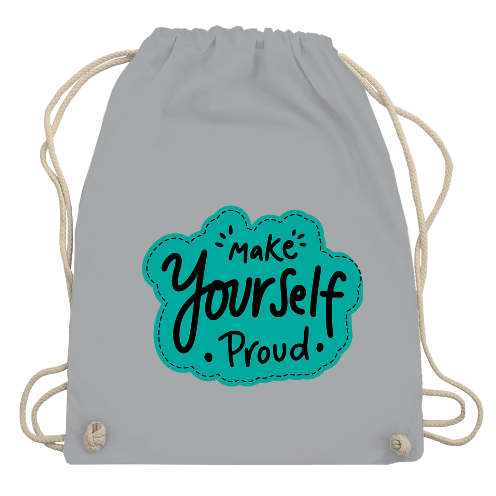 Turnbeutel "Make youself proud"