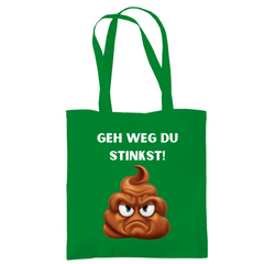 Tragetasche "Geh weg du stinkst" - Grafikmagie