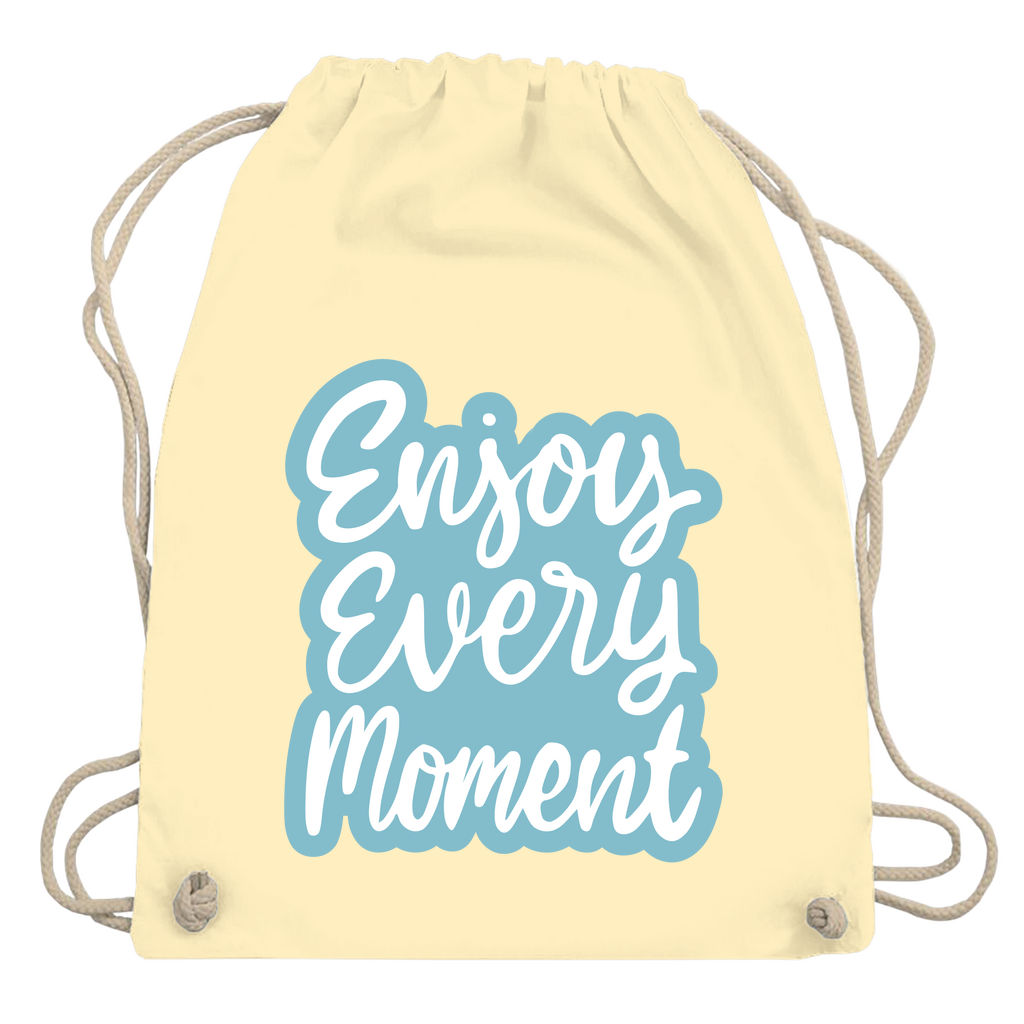 Turnbeutel "Enjoy every Moment"