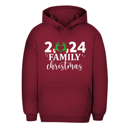 Unisex Oversize Hoodie "Family Christmas"