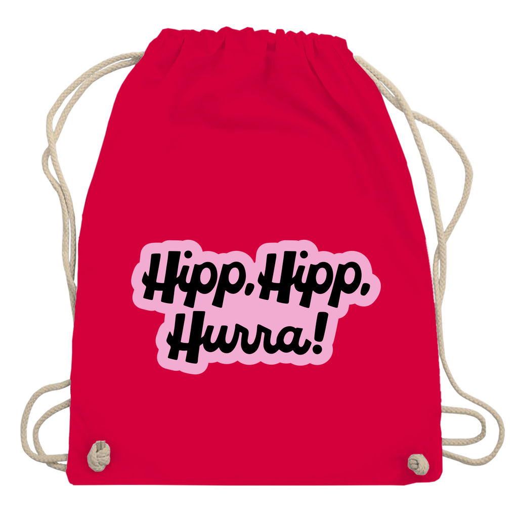 Turnbeutel "Hipp, Hipp, Hurra"