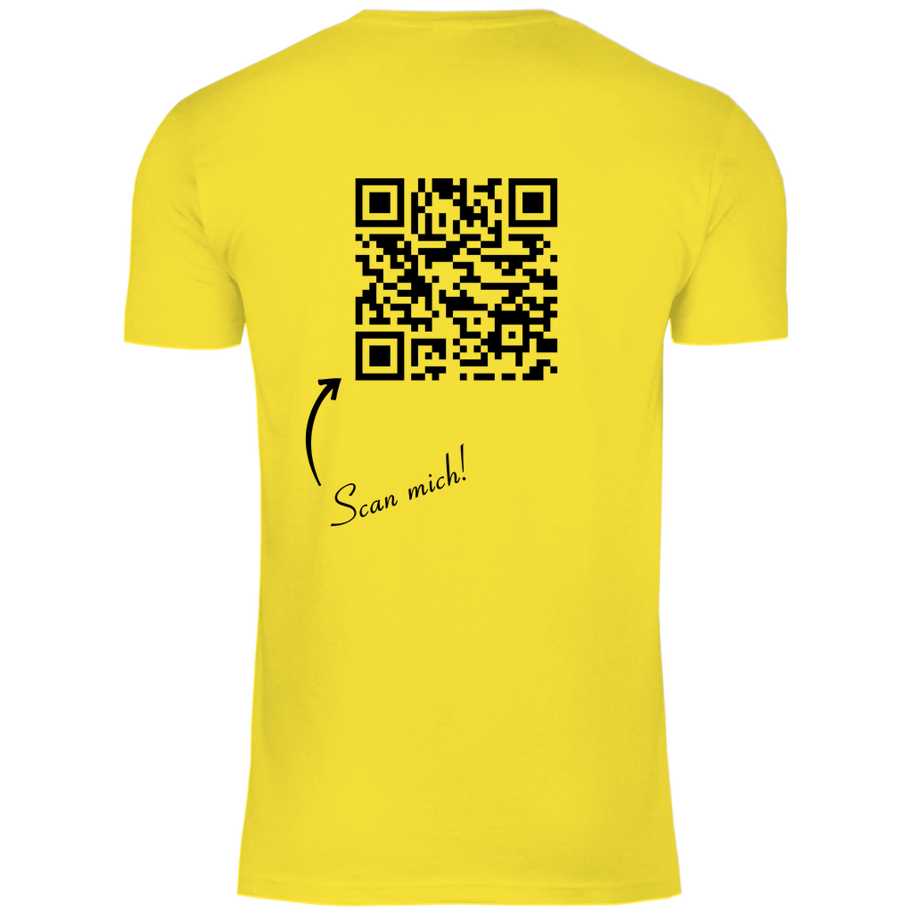 Herren T-Shirt QR Code Linkbaum