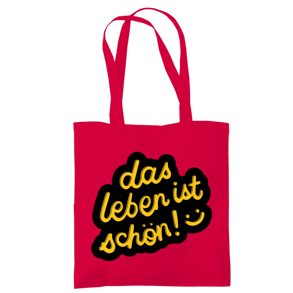Tragetasche "das Leben ist schön" - Grafikmagie