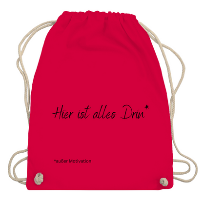 Turnbeutel "Hier ist alles drin"