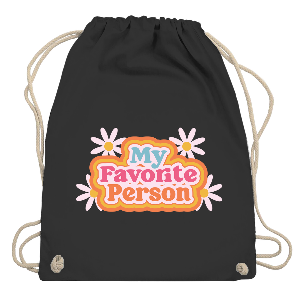Turnbeutel "My favorite person"