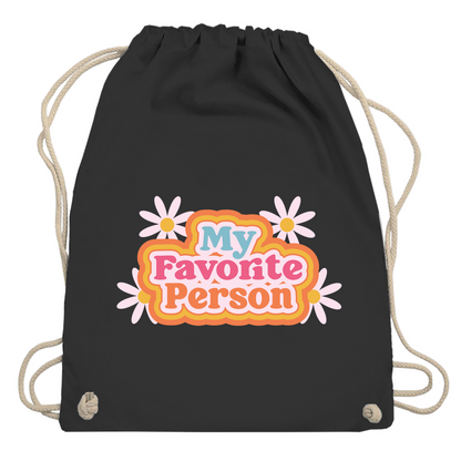 Turnbeutel "My favorite person"