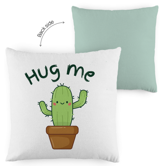 Kopfkissen zweifarbig "Hug Me" - Grafikmagie