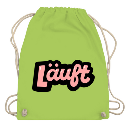 Turnbeutel "Läuft"
