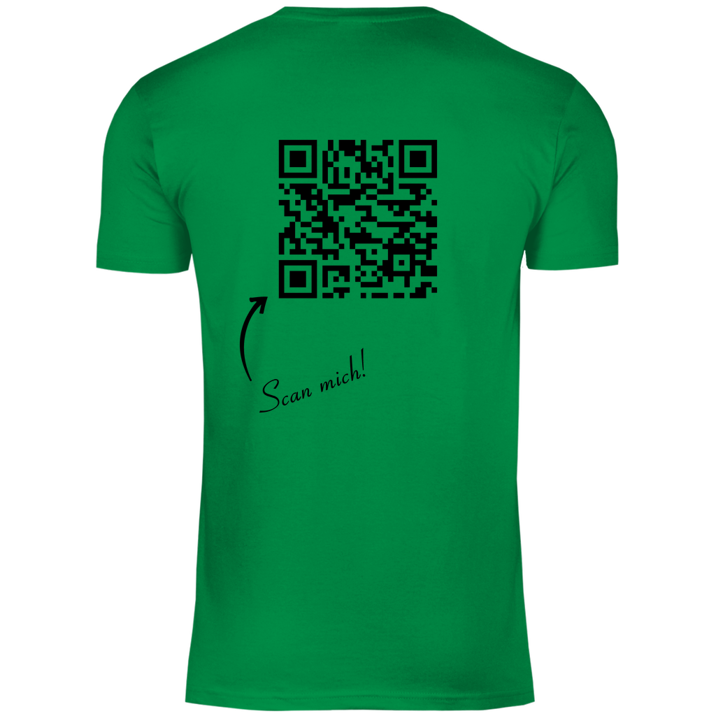 Herren T-Shirt QR Code Linkbaum