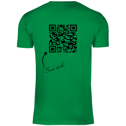 Herren T-Shirt QR Code Linkbaum