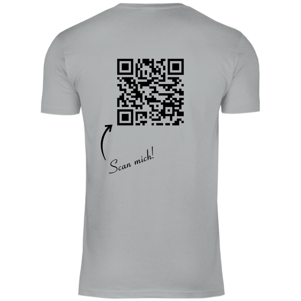 Herren T-Shirt QR Code Linkbaum