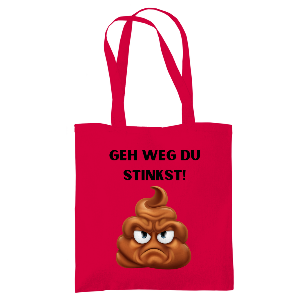 Tragetasche "Geh weg du stinkst" - Grafikmagie