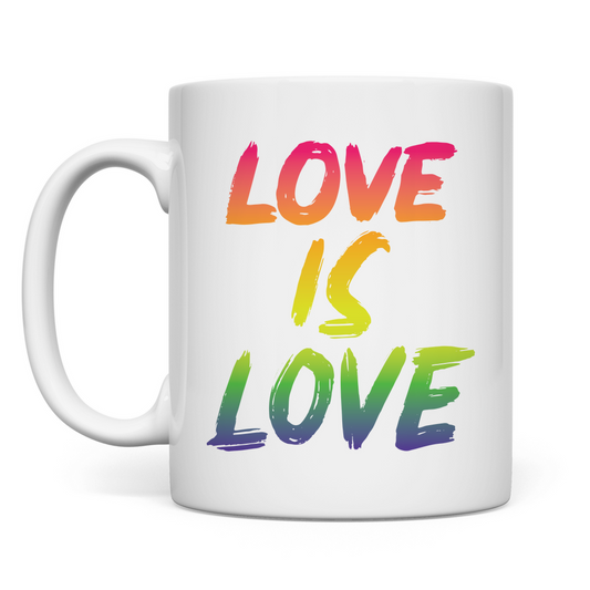 Tasse "Love is Love" - Grafikmagie