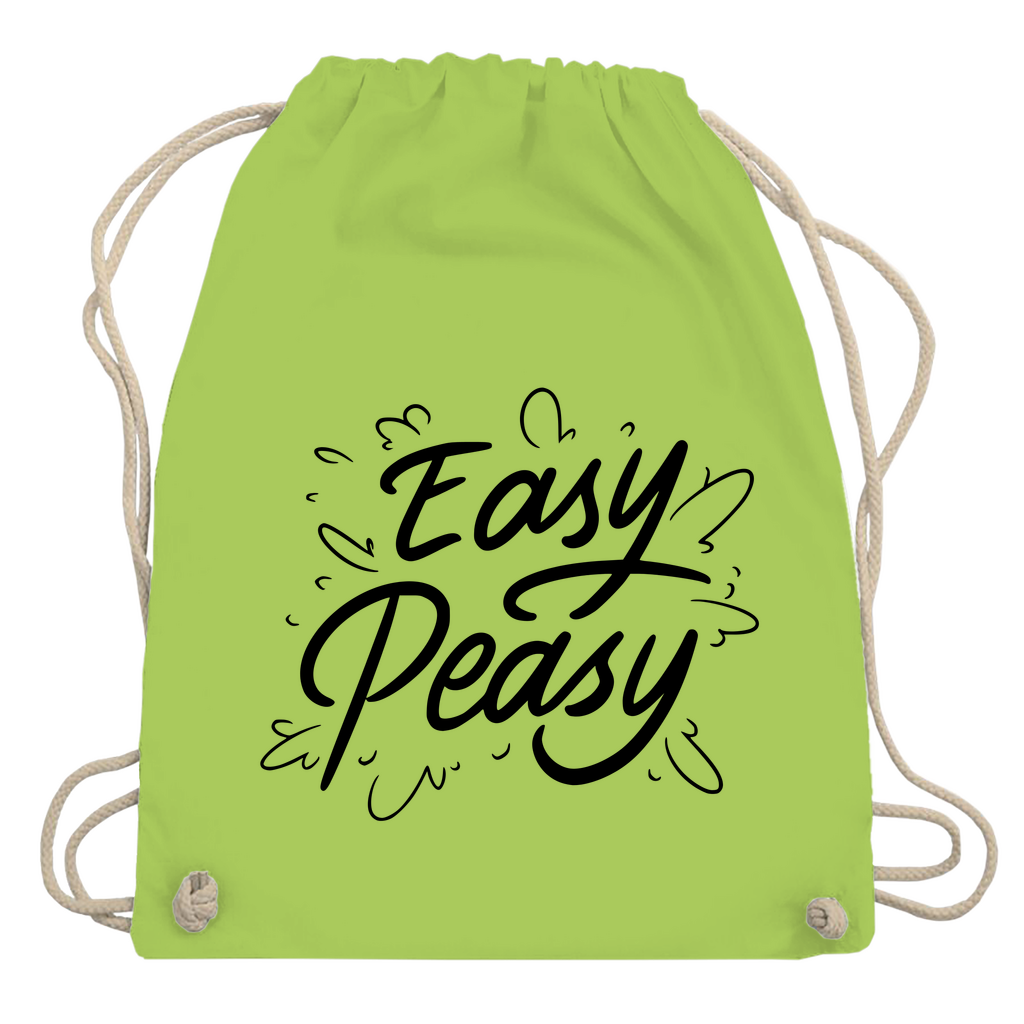 Turnbeutel "Easy peasy"