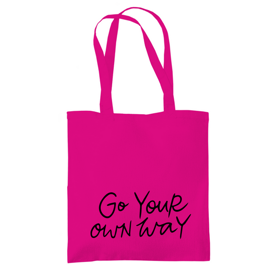 Tragetasche "Go your own way" - Grafikmagie