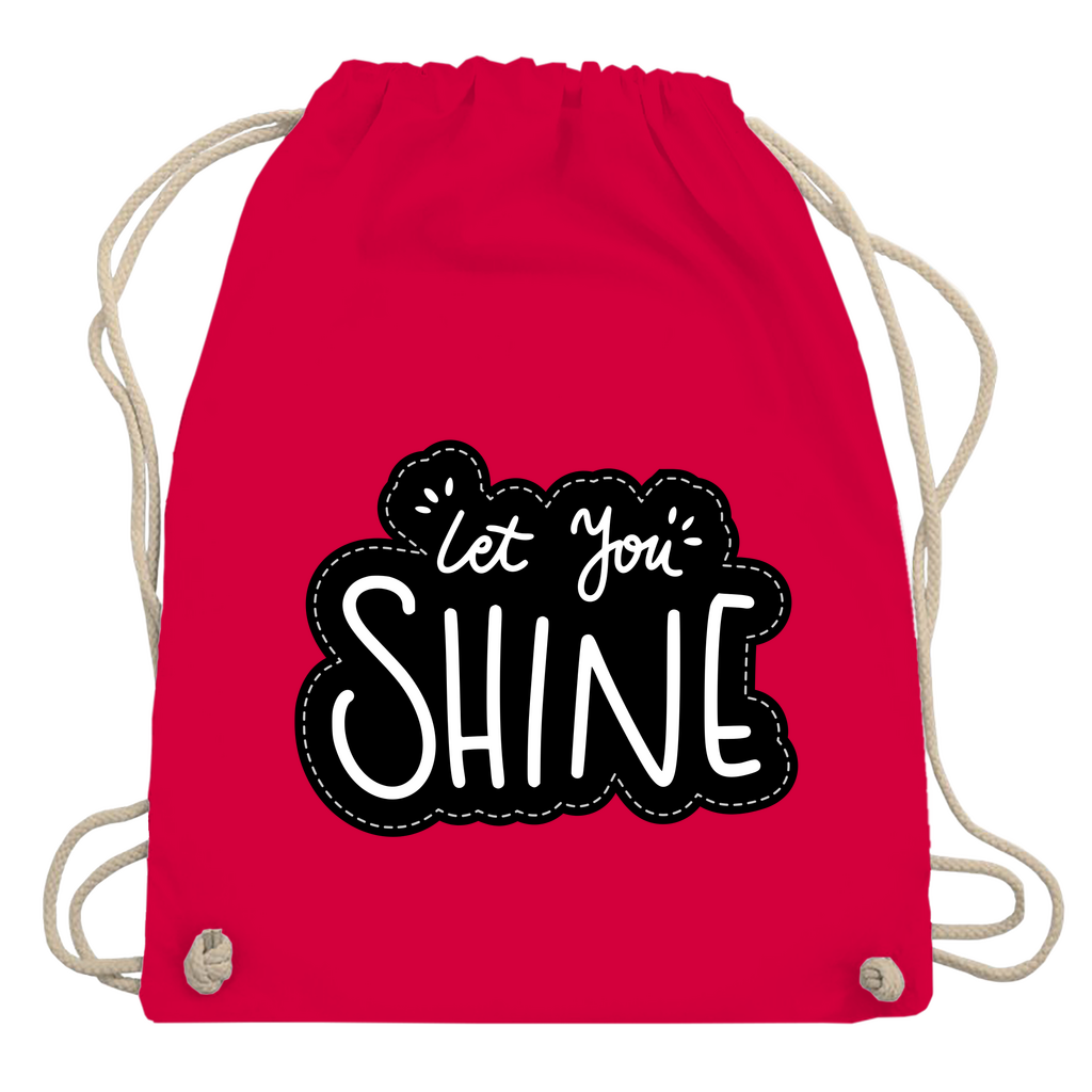 Turnbeutel "Let you shine"